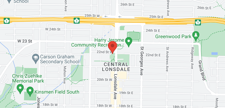 map of 406 119 W 22ND STREET